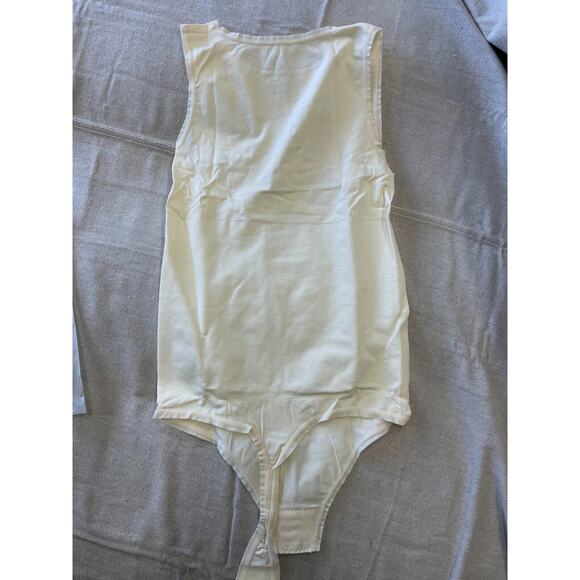 Framont Cream Women's Shapewear Bodysuit Size L - Picture 3 of 4